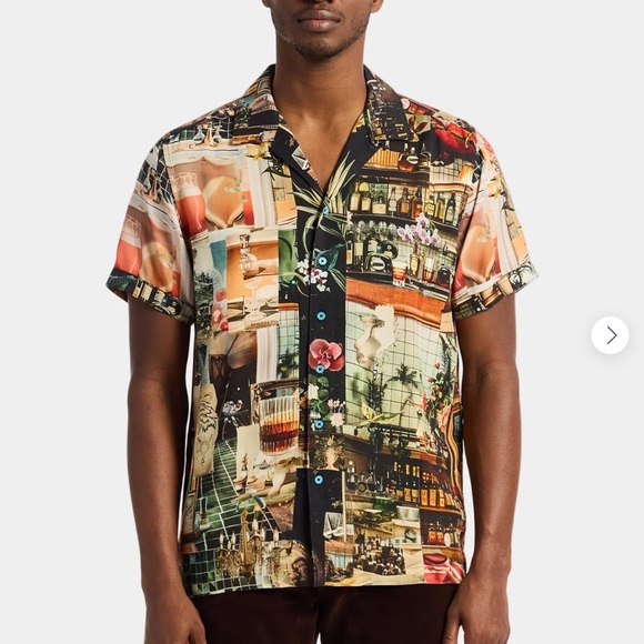 Robert Graham Other - Robert Graham Multicolor Collage Print Men's Shirt - Style Name: Harry’s Place
